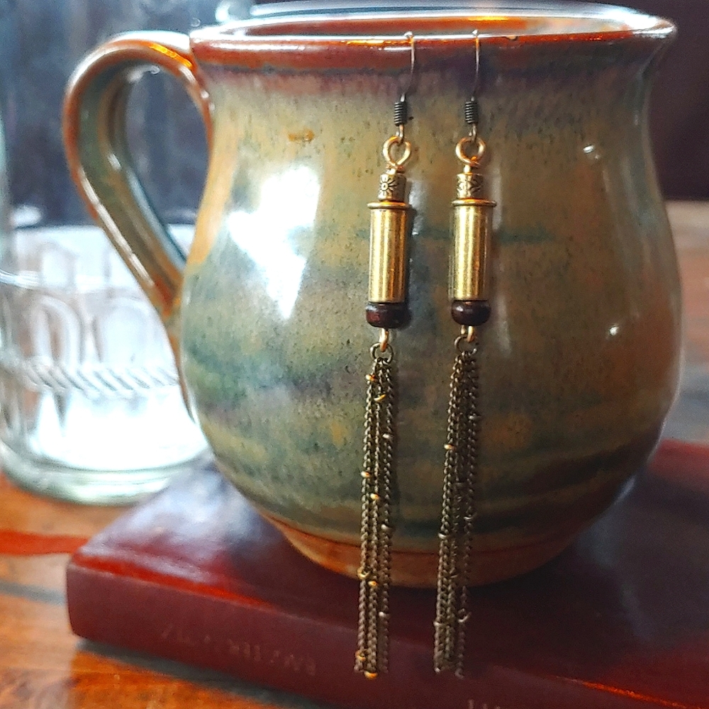 Handcrafted Bullet Earrings